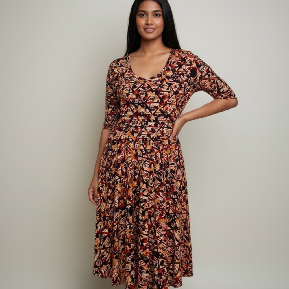 NWT LuLaRoe Midi Dress size XL